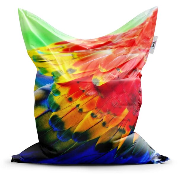 Sablio Sedací vak Farebné perie 2 - 150x100 cm