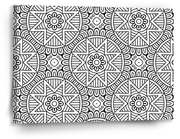 Sablio Obraz Hviezdy mehendi - 90x60 cm