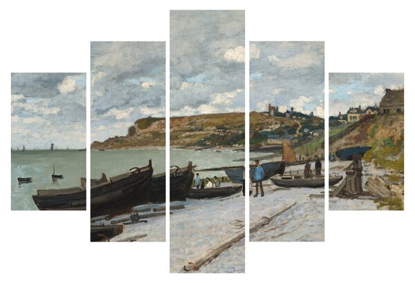 Obraz - Claude Monet, Sainte Adresse, reprodukcia (150x105 cm)