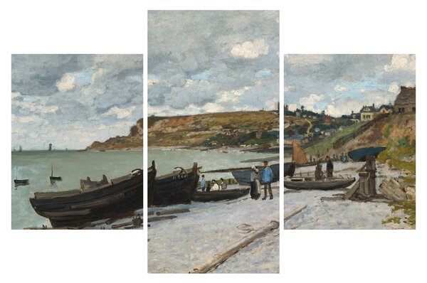 Obraz - Claude Monet, Sainte Adresse, reprodukcia (90x60 cm)