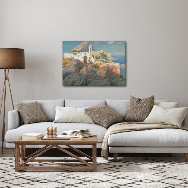 Obraz - William Stanley Haseltine, Santa Maria a Cetrella, Anacapri, reprodukcia (70x50 cm)