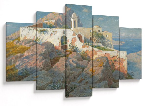 Obraz - William Stanley Haseltine, Santa Maria a Cetrella, Anacapri, reprodukcia (150x105 cm)