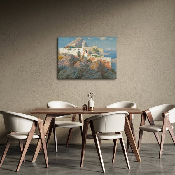 Obraz - William Stanley Haseltine, Santa Maria a Cetrella, Anacapri, reprodukcia (70x50 cm)