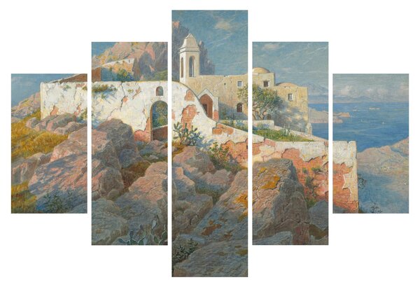 Obraz - William Stanley Haseltine, Santa Maria a Cetrella, Anacapri, reprodukcia (150x105 cm)