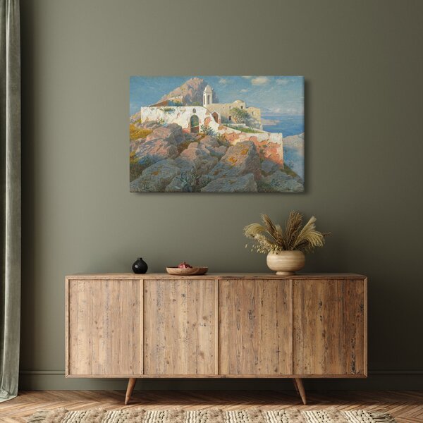 Obraz - William Stanley Haseltine, Santa Maria a Cetrella, Anacapri, reprodukcia (90x60 cm)