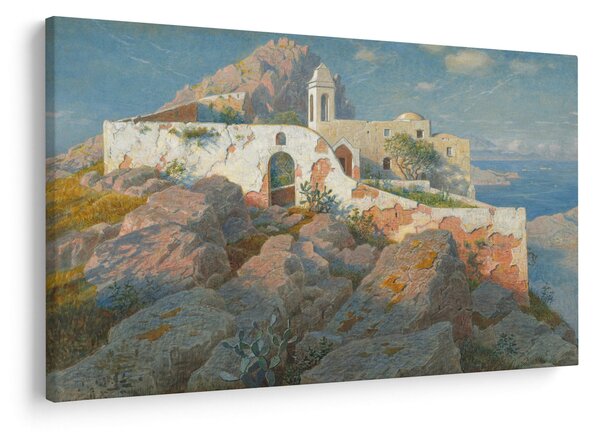 Obraz - William Stanley Haseltine, Santa Maria a Cetrella, Anacapri, reprodukcia (90x60 cm)