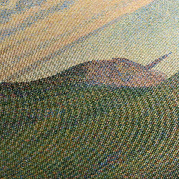 Obraz - Georges Seurat, Seascape at Port-en-Bessin, Normandy, reprodukcia (90x60 cm)