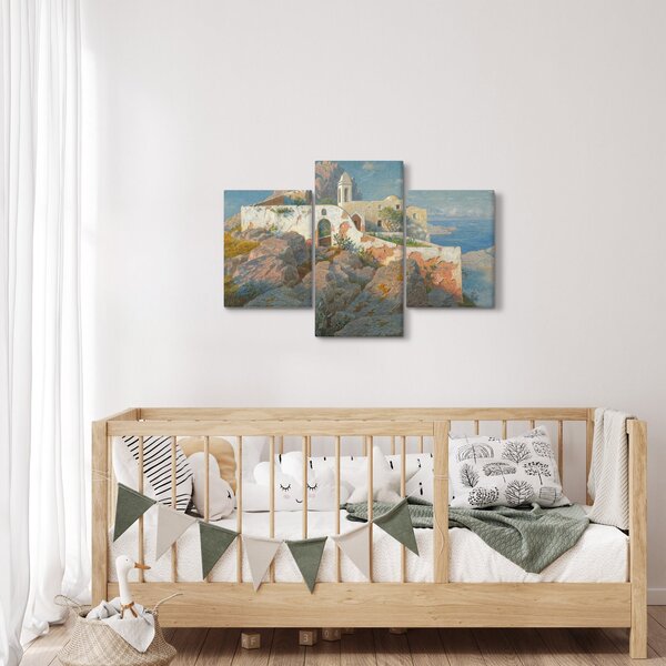 Obraz - William Stanley Haseltine, Santa Maria a Cetrella, Anacapri, reprodukcia (90x60 cm)