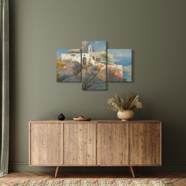 Obraz - William Stanley Haseltine, Santa Maria a Cetrella, Anacapri, reprodukcia (90x60 cm)