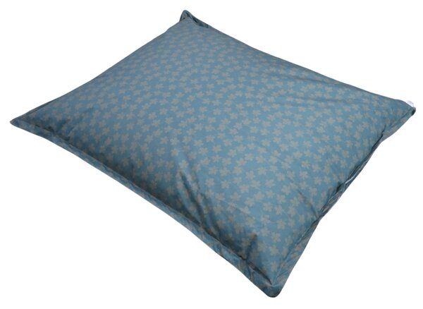 Sedací vankúš na zem LAZY BAG 150x125 cm modrý