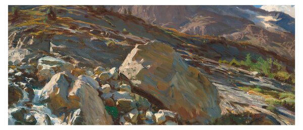 Obraz - John Singer Sargent, Simplon Pass, reprodukcia (120x50 cm)
