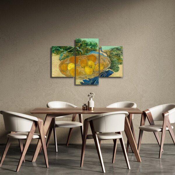 Obraz - Vincent van Gogh, Still Life of Oranges and Lemons with Blue Gloves, reprodukcia (90x60 cm)