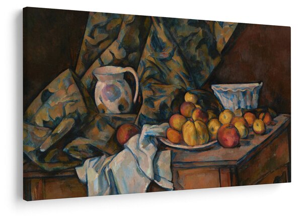 Obraz - Paul Cézanne, Still Life with Apples and Peaches, reprodukcia (90x60 cm)