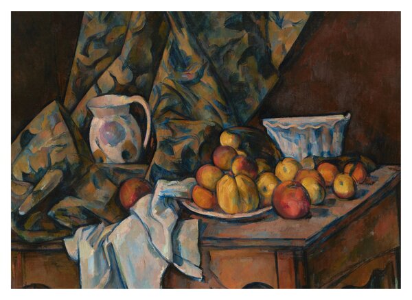Obraz - Paul Cézanne, Still Life with Apples and Peaches, reprodukcia (70x50 cm)