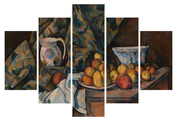 Obraz - Paul Cézanne, Still Life with Apples and Peaches, reprodukcia (150x105 cm)