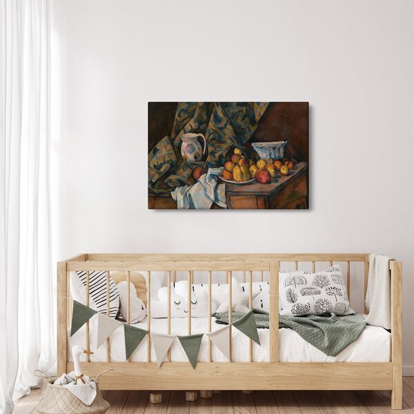Obraz - Paul Cézanne, Still Life with Apples and Peaches, reprodukcia (90x60 cm)