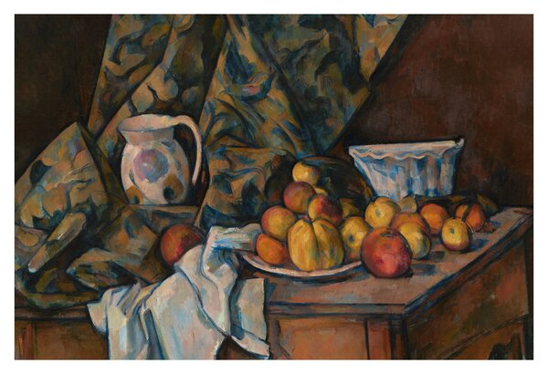 Obraz - Paul Cézanne, Still Life with Apples and Peaches, reprodukcia (90x60 cm)
