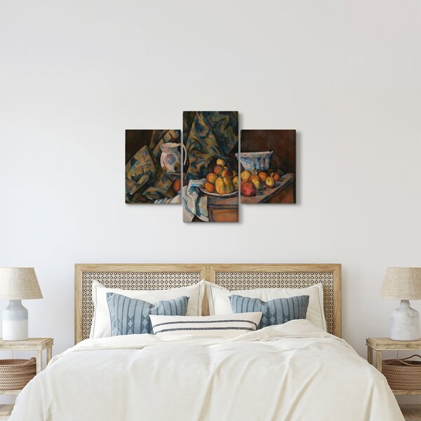 Obraz - Paul Cézanne, Still Life with Apples and Peaches, reprodukcia (90x60 cm)