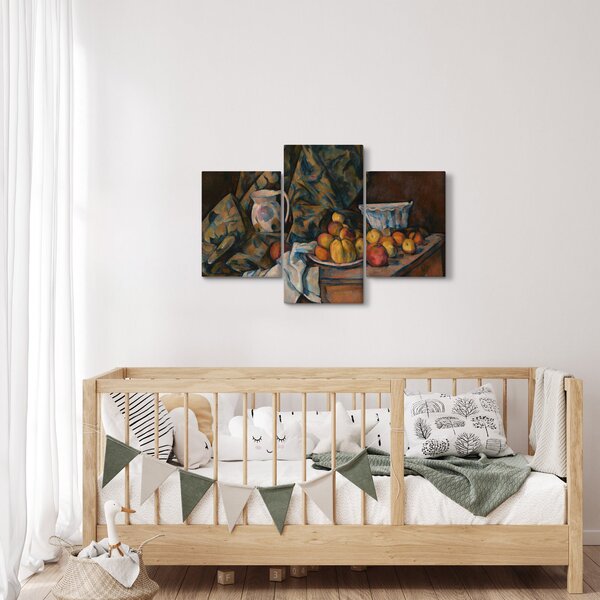 Obraz - Paul Cézanne, Still Life with Apples and Peaches, reprodukcia (90x60 cm)