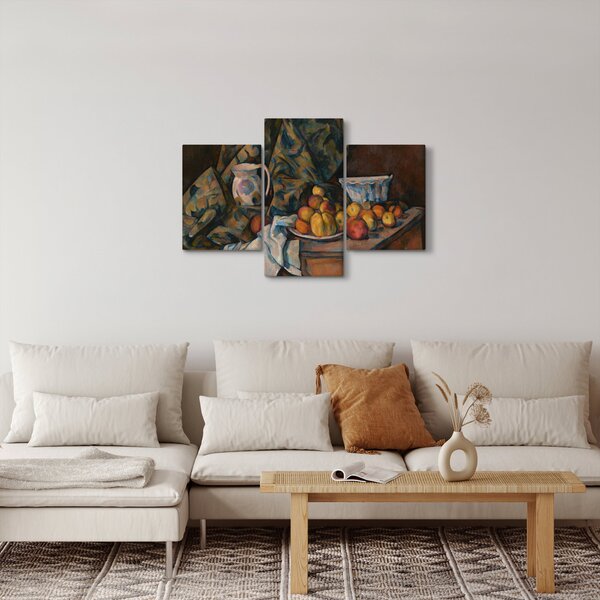 Obraz - Paul Cézanne, Still Life with Apples and Peaches, reprodukcia (90x60 cm)