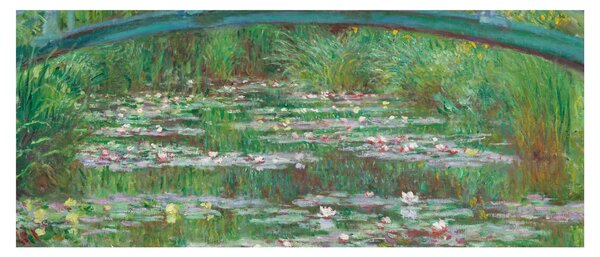 Obraz - Claude Monet, The Japanese Footbridge, reprodukcia (120x50 cm)