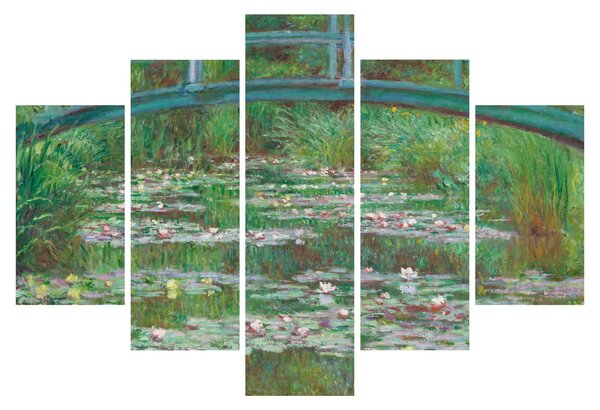 Obraz - Claude Monet, The Japanese Footbridge, reprodukcia (150x105 cm)