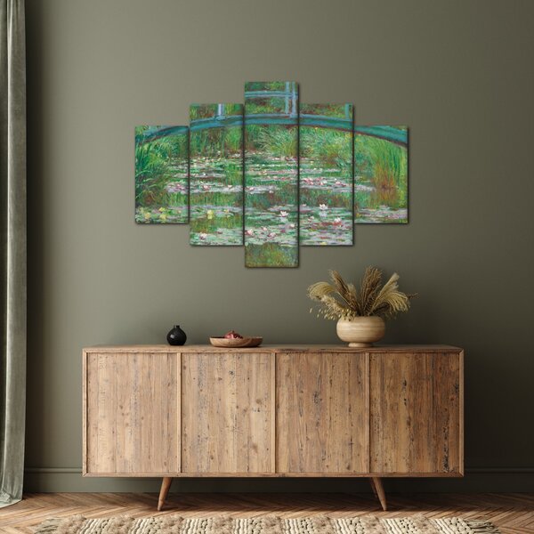 Obraz - Claude Monet, The Japanese Footbridge, reprodukcia (150x105 cm)
