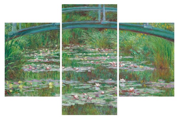 Obraz - Claude Monet, The Japanese Footbridge, reprodukcia (90x60 cm)