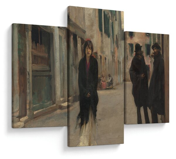 Obraz - John Singer Sargent, Street in Venice, reprodukcia (90x60 cm)