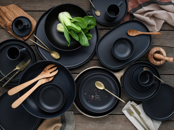 KOMBINOVANÝ SERVIS Uno Black 16-dielne Creatable - Online Only bytové doplnky, Online Only