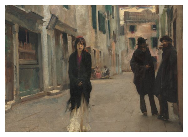 Obraz - John Singer Sargent, Street in Venice, reprodukcia (70x50 cm)