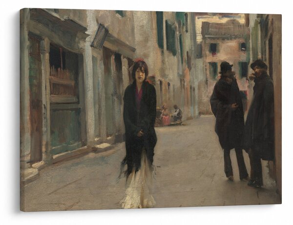 Obraz - John Singer Sargent, Street in Venice, reprodukcia (70x50 cm)