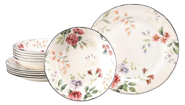 JEDÁLENSKÝ SERVIS Priscilla Bunt 12-dielne Creatable - Online Only bytové doplnky, Online Only