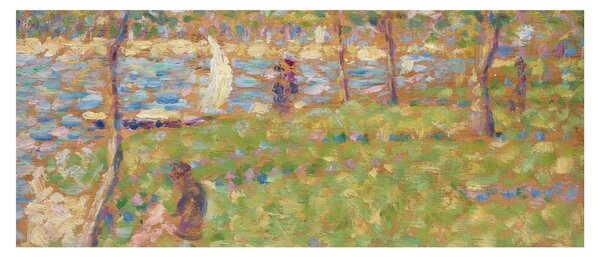 Obraz - Georges Seurat, Study for "La Grande Jatte", reprodukcia (120x50 cm)
