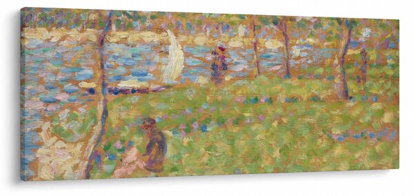 Obraz - Georges Seurat, Study for "La Grande Jatte", reprodukcia (120x50 cm)