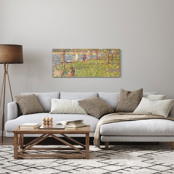 Obraz - Georges Seurat, Study for "La Grande Jatte", reprodukcia (120x50 cm)
