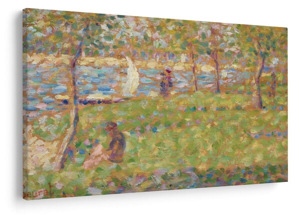 Obraz - Georges Seurat, Study for "La Grande Jatte", reprodukcia (90x60 cm)