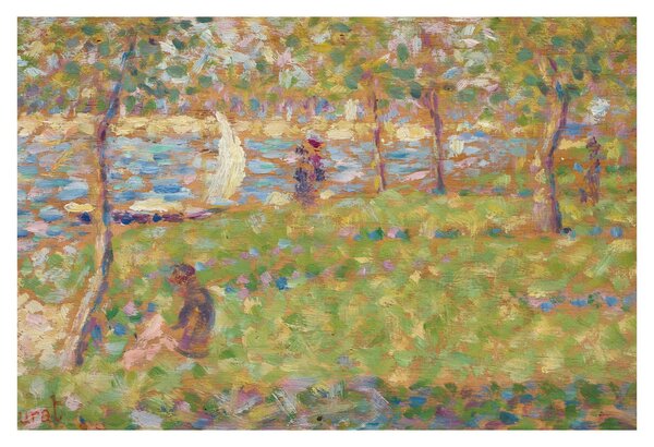 Obraz - Georges Seurat, Study for "La Grande Jatte", reprodukcia (90x60 cm)