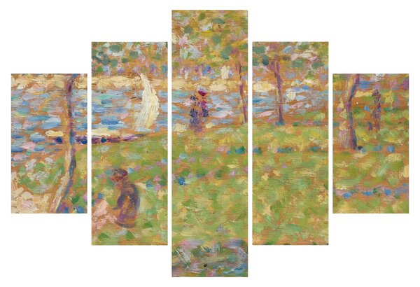 Obraz - Georges Seurat, Study for "La Grande Jatte", reprodukcia (150x105 cm)