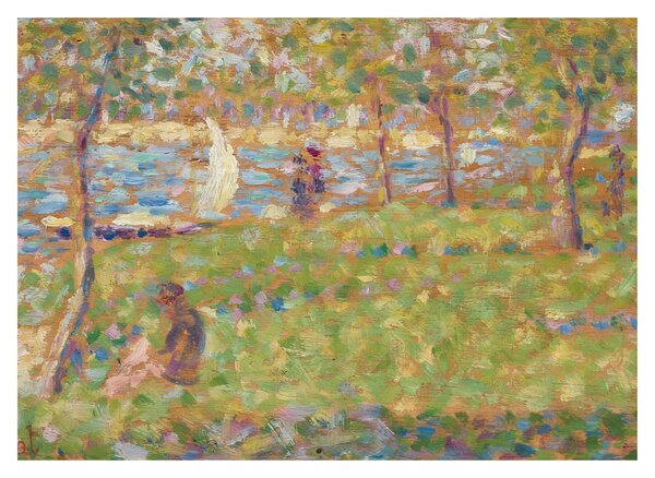 Obraz - Georges Seurat, Study for "La Grande Jatte", reprodukcia (70x50 cm)