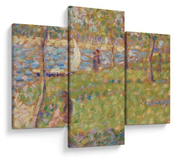 Obraz - Georges Seurat, Study for "La Grande Jatte", reprodukcia (90x60 cm)