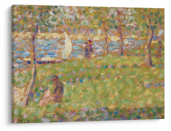 Obraz - Georges Seurat, Study for "La Grande Jatte", reprodukcia (70x50 cm)