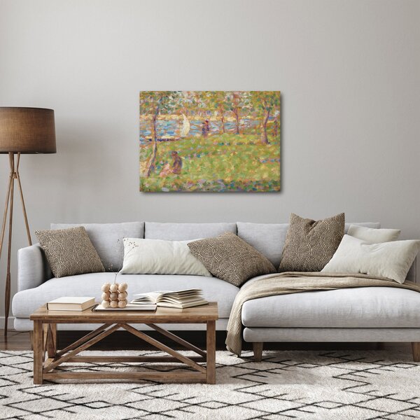 Obraz - Georges Seurat, Study for "La Grande Jatte", reprodukcia (70x50 cm)