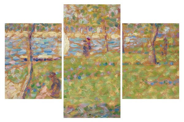 Obraz - Georges Seurat, Study for "La Grande Jatte", reprodukcia (90x60 cm)