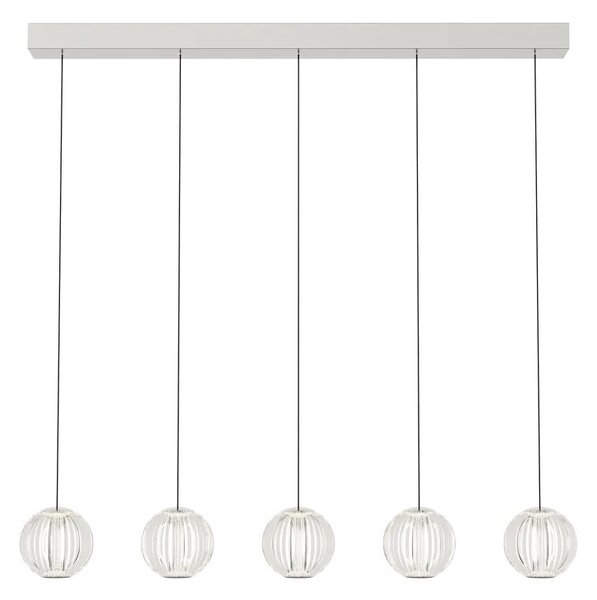 Ideal lux I343471 LED závesné stropné svietidlo DIAMOND | 23W integrovaný LED zdroj | 5x470lm