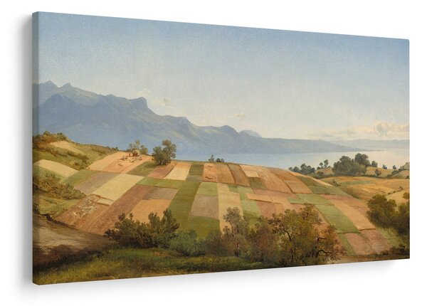 Obraz - Alexandre Calame, Swiss Landscape, reprodukcia (90x60 cm)