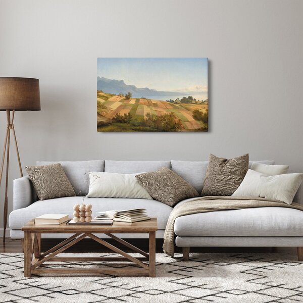 Obraz - Alexandre Calame, Swiss Landscape, reprodukcia (90x60 cm)