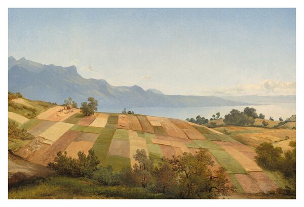 Obraz - Alexandre Calame, Swiss Landscape, reprodukcia (90x60 cm)