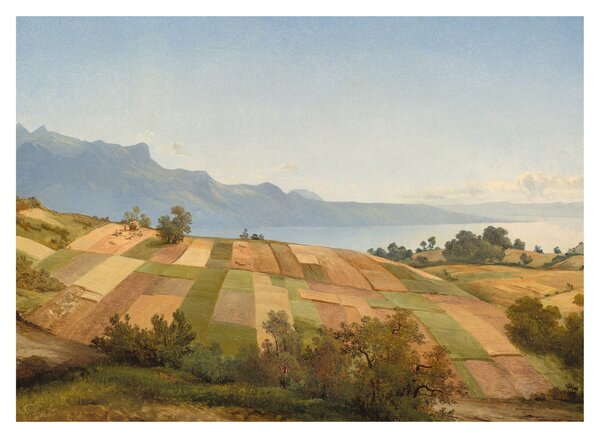 Obraz - Alexandre Calame, Swiss Landscape, reprodukcia (70x50 cm)