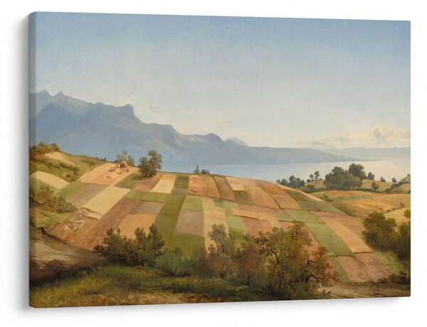 Obraz - Alexandre Calame, Swiss Landscape, reprodukcia (70x50 cm)